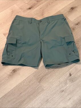 Men's Teal Cargo Shorts